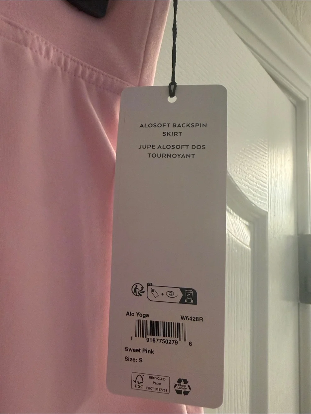 ALO Yoga Sweet Pink Aloft Backspin Skirt